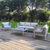sofa suppliers popular used metal commercial new design outdoor cast aluminum patio aluminium furniture
