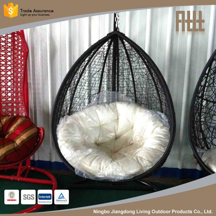 100% factory supply folding outdoor swing bed