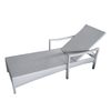 All weather adjustable chaise lounges wicker sun outdoor rattan lounger aluminum frame lounge chair