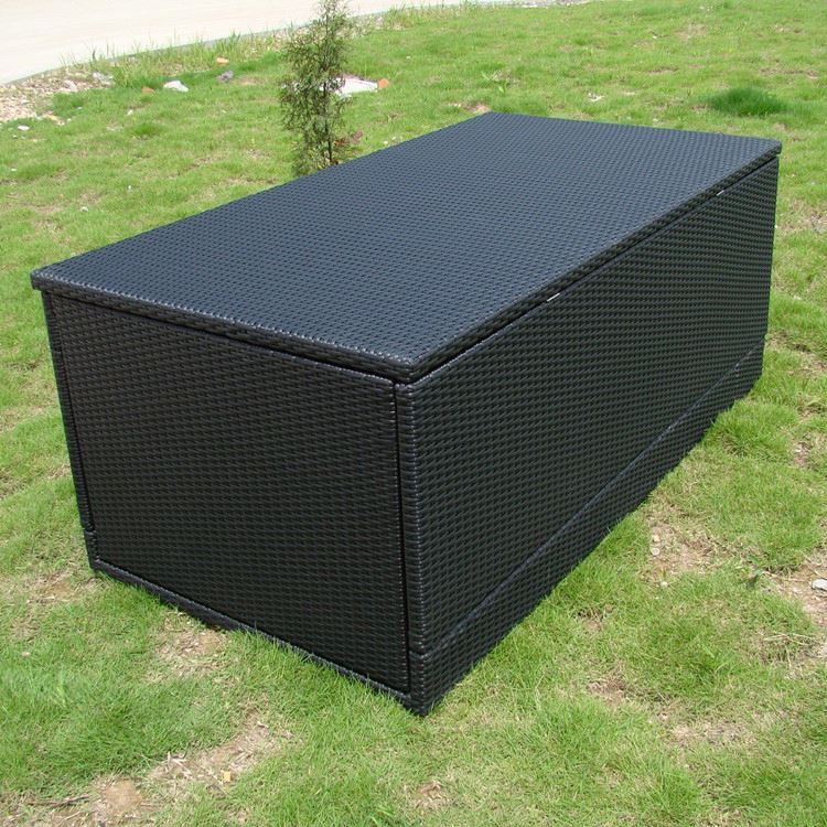 Outdoor Kd Garden Furniture Wicker For Cushion Rattan Storage Box