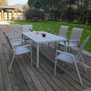Cast Table Set Leisure Select Patio Umbrella Garden Plastic Wood Chair Aluminum Outdoor Furniture