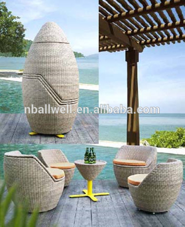 new style modern plastic outdoor furniture