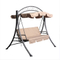 patio gray outdoor aluminum swinging chairs for adults lawn swing chair