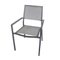 set luxury chairs dining table aluminum garden furniture aluminium outdoor retro metal patio chair