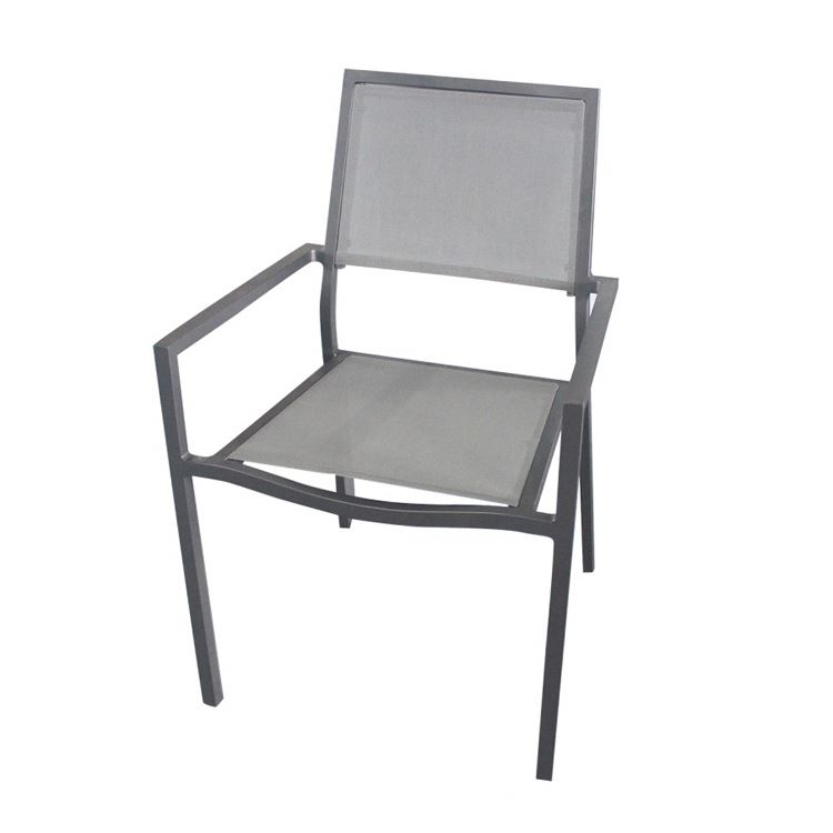 Set Luxury Chairs Dining Table Aluminum Garden Furniture Aluminium Outdoor Retro Metal Patio Chair