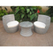 Wicker tables round chairs and for shop table rattan coffee chair set