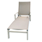 folding lounge white aluminium garden furniture patio set sun lounger poly rattan sunbed