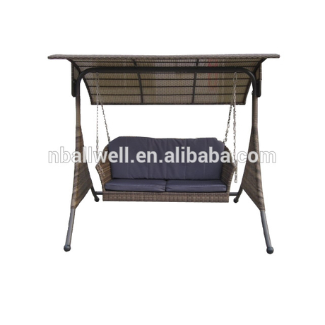Outdoor indoor adult cane rattan double leisure garden hanging swing chairs manufacturers