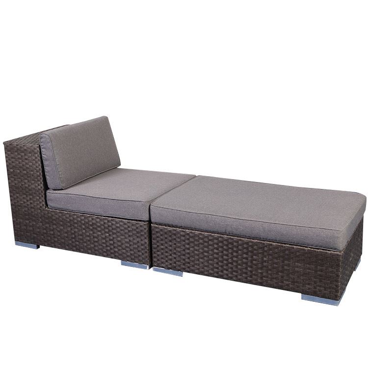 Garden balcony wholesale rattan outdoor furniture modular sets 6 seater sofa set