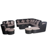 Deck Outdoor Garden Conservatory Modular 8 Seater Corner Sofa Set - Grey Rattan Furniture Mexico