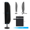 Rain Proof Dust Proof Outdoor Furniture Waterproof PU 420D Outdoor Umbrella Cover