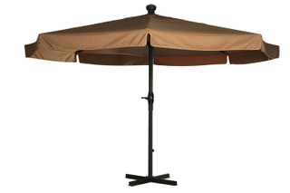 New Style 1.75m Customized Size Handle Led Light Sun Garden Parasol Umbrella Sun Garden Parasol Umbrella
